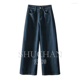 Women's Jeans Wide Leg Pants Women High Waisted Pantalones Vaqueros Mujer COTTON Polyester Spandex