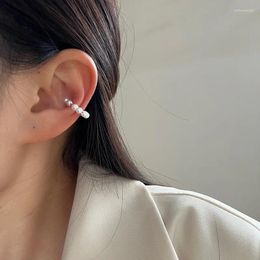 Backs Earrings 1pc French Pearl Earbone Clip No Earholes Female Design 2024 Earclips