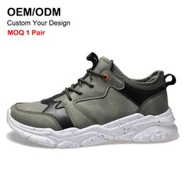 HBP Non-Brand Harvest Land Mens Mid Top Fashionable Sneakers Breathable Adult Casual Walking Shoes