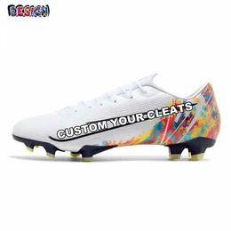 HBP Non-Brand Manufacturers Custom Latest Team Soccer Shoes Cleats Professional High-Top Athletic Football Boots for Outdoor Indoor TFAG