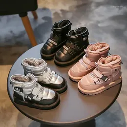 Boots Baby Casual Snow Fashion Children Boys Girls Plush Warm Shoes Kids Running Brand Sport Sneakers