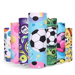 Bandanas Outdoor Magic Scarf For Men And Women Breathable Anti-UV Silk Neck Cover Football Print Bandana Sports Face Mask