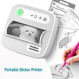 Mini Printer Portable Sticker Efficiently And Quickly Thermal For Study Notes Pictures DIY Label