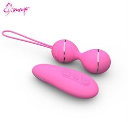 USB Vibrating egg sextoy wireless remote control jump eggs vibrator kegel ball Vaginal erotic toy Sex Machine Sex toys for Women Q5814454