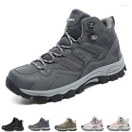 Fitness Shoes 2024 Men's Hiking Unisex Women Boots Waterproof Mountain Climbing Outdoor Sneakers Men Trekking Sports