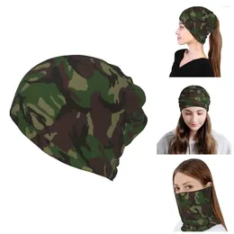 Berets British DPM Camo Bandana Neck Warmer Men Women Winter Knitted Skullies Beanies Caps Ski Tube Scarf Gaiter Camouflage Face Cover