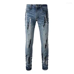 Men's Jeans T1279 Fashion 2024 Runway Luxury European Design Party Style Clothing