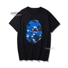 Bapes Shirt Mens Designer T Shirt Shark T Shirt Summer Streetwear Short Sleeve Men Women High Quality Hip Hop Tee Bapestar Shirt 5235