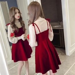 Work Dresses Fashion 2 Piece Sets Womens Outfits Female Girls Sexy Dress For Women Clothing Ladies Nice Casual Tops And Suspender Skirt