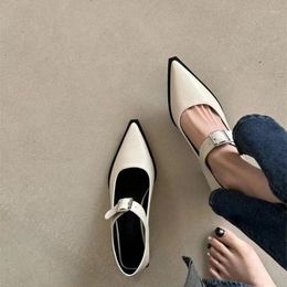 Women's Shoes 215 Pumps Dress Slingback Gothic Chunky Heels Rivet Street Style Medium Heel Punk Vintage Casual Sandals Spring Summer 2024 41622