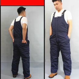 Overalls Winter Warm Thicken Working Tooling Overalls Male Work Wear uniforms Wear resistant Cold proof Jumpsuits For Worker Repairman