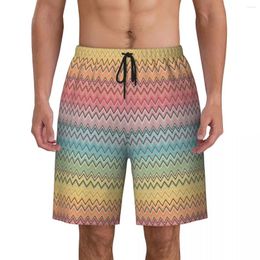 Men's Shorts Custom Board Quick Dry Beachwear Boardshorts Bohemian Geometric Swimming Trunks Bathing Suits