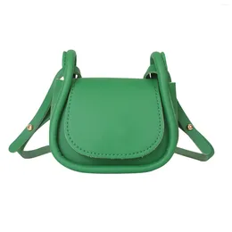 Bag PU Leather Gift Waterproof Shopping Handbag Shoulder Sling Women Girls Flap Mini Adjustable Strap Fashion Cute