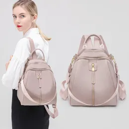 School Bags Women's Backpacks 2024 Girl Pink Small Schoolbag High Appearance Leisure Travel Bag Two Shoulders Cute Rucksack