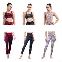 Luu Yoga Bra align tank leggings Tie-dye Solid Colour Women Slim Fit Sports Fitness Vest Sexy Underwear with Removable Chest Pads Soft Brassiere ENTN