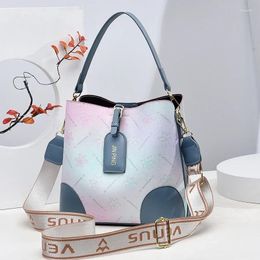 Shoulder Bags Fashion Trend Bucket Bag For Women 2024 Winter Large Capacity Handbag Versatile Single Crossbody