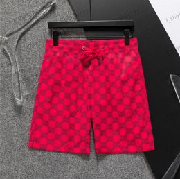 Full Letter Print Shorts Men Fashion Clothing Elastic Waist Jogger Shorts Men Sportswear Workout Clothes Breathe Running Short 2024