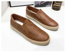 HBP Non Brand New Spring Leather Mens Casual Shoes Large Size 45 Men Shoes Outdoor Comfortable Sports Shoes Men Loafer