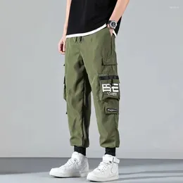 Men's Pants American Style Retro High Street Workwear Straight Leg Wide Casual Fashion Trend Instagram