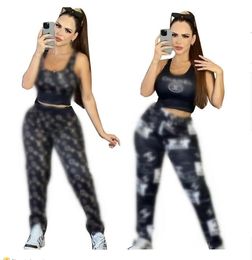 Designer Womens Tracksuits Sports Two Piece Pants Set Woman 2 Pieces Letter Pattern Matching Sets Party Brand Clothing