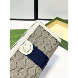 2024ss Fashion mens wallet bag designer bag luxuryG womens wallet cluth bag brand genuine leather money bag for man with original green box top quality