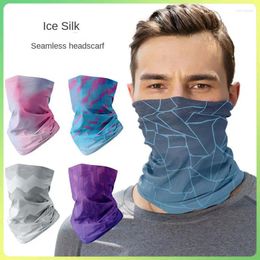 Bandanas 1PCS Smooth Outdoor Sun Protection Wash Does Not Fade Cycling Equipment Light Mask Seamless Design