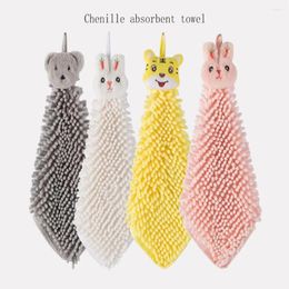 Towel Cartoon Chenille Absorbent Kitchen Bathroom Toilet Quick-Drying Soft Touch Hand-Cleaning Microfiber Towels