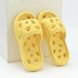 Slippers Cheese Mop Bathroom Home Wholesale Quick Dry Massage Can Love Couple Hole Leaky