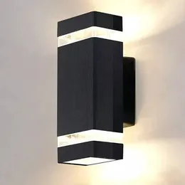 Wall Lamp Outdoor Waterproof Lights IP65 Courtyard Villa Aisle Up And Down Lighting Simple Living Room Bedroom Interior Lamps