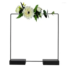 Decorative Flowers Hoop Centerpieces For Wedding Centerpiece Real Flower Table Wreath Decor With Wooden Stands Christmas