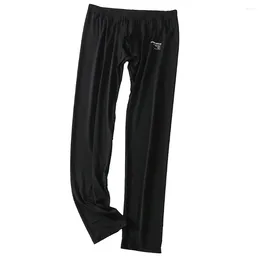 Men's Sleepwear Trousers Mens Pants Bottom Casual High Waist Home Long Medium Stretch Nylon S-2XL Sexy Spring Stylish