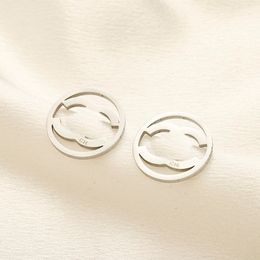 Luxury Earring Brand Designer Letter Stud Earring silver Gold Rose Gold Plated Jewelry Women Earring Wedding Party Gift