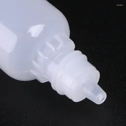 Storage Bottles 15ML Empty Plastic Squeezable Eye Liquid Dropper With Childproof Cap Great For Solvents Essence Dropship