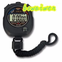 Whole-bowaiwen #0057 Waterproof Digital LCD Stopwatch Chronograph Timer Counter Sports Alarm1264M