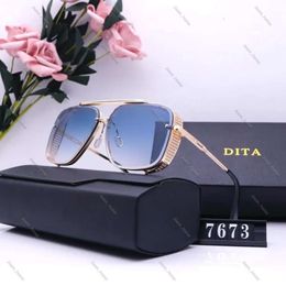 Dita Sunglasses Mens Woman Designer Sunglasses Popular Brand Glasses Outdoor Shades PC Frame Fashion Classic Ladies Luxury Dita Mach Six Sunglasses for Women 740