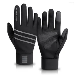 Cycling Gloves Outdoor Waterproof Windproof Warm Non-Slip Touch Screen Running For Men And Women