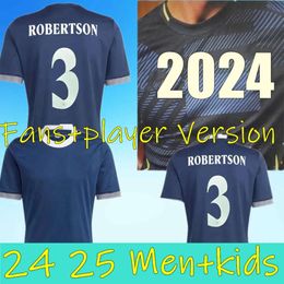 Scotland 24 25 Soccer Jersey 2024 Euro Cup Scottish National Team Football Shirt Kids Kit Set Home Navy Blue Away White 150 Years Anniversary Special ROBERTSON 284