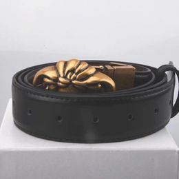 20 Colour Smooth leather belt luxury belts designer for men big buckle male chastity top fashion mens whole309F