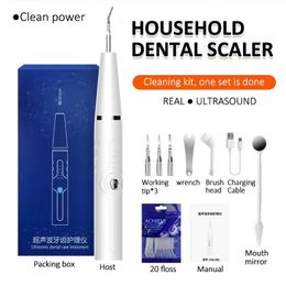 Oral Irrigators Home page uses electric dental scales ultrasonic calculus to remove teeth clean LED lights sound wave smoke staining tartar floss J240318