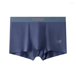 Underpants Modal Solid Color Men's U Convex Pouch Underwear Boys Slim Fit Boxer Shorts Youth Breathable Sports Comfortable Pants