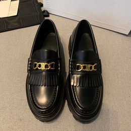 Loafers Shoes Fomens Luxury Designers Shoes Summer Loafers и осенние женские маленькие кожаные туфли