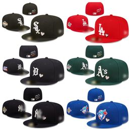 Hot Design Ball Fitted Hats Fashion Hip Hop Baseball Hats Adult Flat Peak For Men Women Stitch Heart Flowers capD021