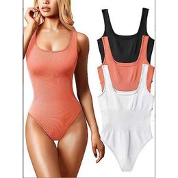 2024 Womens Low Neck Sleeveless Tank Top Tight jumpsuit plus size jumpsuits for women jumpsuits rompers bodysuit women designer Womens sexy halter jumpsuits XEGK