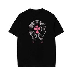 Summer Crosses T-shirts Mens t Shirt Designer Chromees Hearts Men Womens with Loose Ch Print Short Sleeve Casual Man Tee Clothing