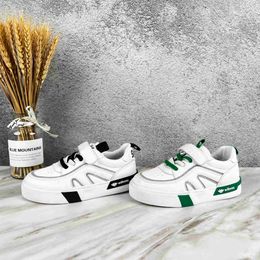 HBP Non-Brand Custom leather cheap children Sport Shoes unisex shoes Students school daily dress casual running shoes
