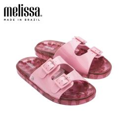 Slippers Melissa Shoes Women 2022 Summer Jelly Shoes Ladies Platform Slippers Wedge Beach Flip Flops High Heel Slippers 5 Colour