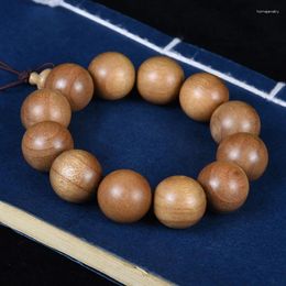Strand Jin Si Nan Xiao Ye Zhen Handstring 2.0 Buddha Beads With Dried Wood And Natural Fragrant
