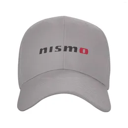 Ball Caps Nismo Logo Print Graphic Casual Denim Cap Knitted Hat Baseball