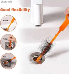 Other Household Cleaning Tools Accessories Sink Pipe Dredging Drain Cleaner Sticks Clog Remover Snake Home Kitchen Bathroom Bending Tool 240318