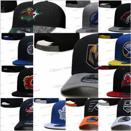 26 Colors Mens Baseball Snapback Hats Classic Black Gold Color LAS V Hip Hop Mix All Teams Hockey Leather Brim Flat Sport Adjustable Caps Chapeau Good Quality AP8-04